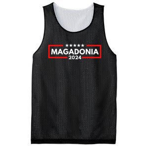 Magadonia 2024 Trump Voter Proud Trump Supporter Magadonian Mesh Reversible Basketball Jersey Tank