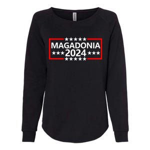 Magadonia 2024 Trump Voter Proud Trump Supporter Magadonian Womens California Wash Sweatshirt