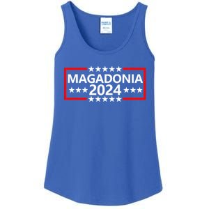 Magadonia 2024 Trump Voter Proud Trump Supporter Magadonian Ladies Essential Tank