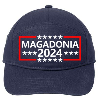 Magadonia 2024 Trump Voter Proud Trump Supporter Magadonian 7-Panel Snapback Hat