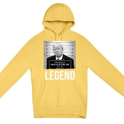 Mugshot 2024 Trump Legend Premium Pullover Hoodie