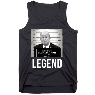 Mugshot 2024 Trump Legend Tank Top