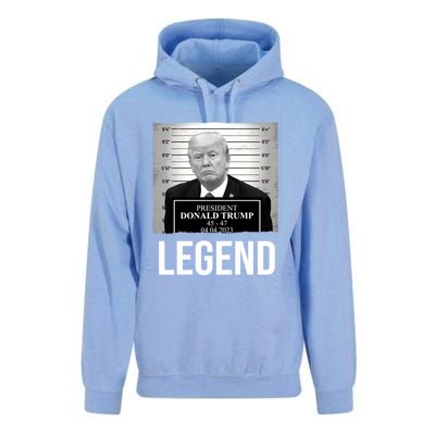 Mugshot 2024 Trump Legend Unisex Surf Hoodie