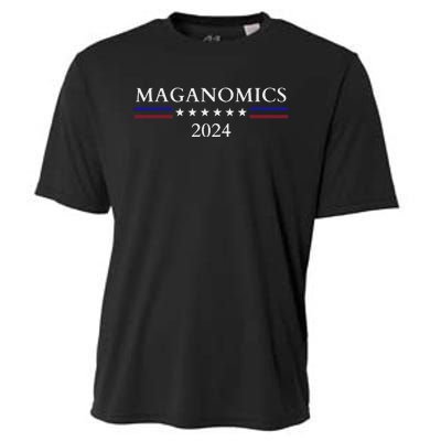 Maganomics 2024 Trump Long Sleeve Cooling Performance Crew T-Shirt