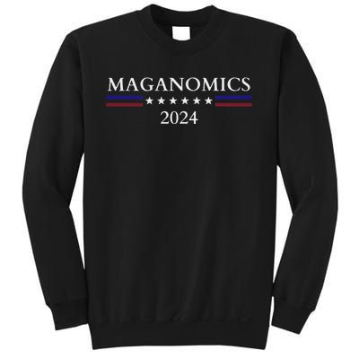 Maganomics 2024 Trump Long Sleeve Sweatshirt