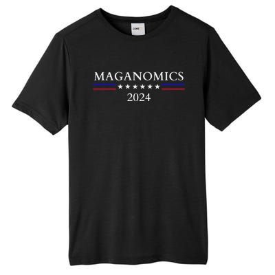 Maganomics 2024 Trump Long Sleeve Tall Fusion ChromaSoft Performance T-Shirt