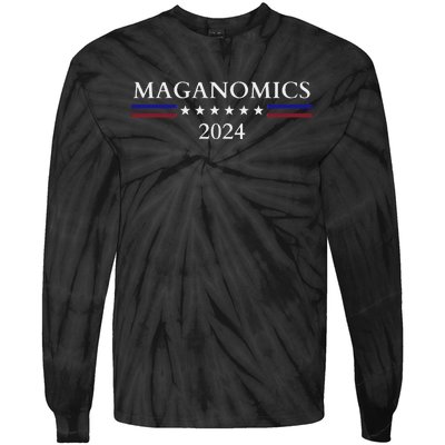 Maganomics 2024 Trump Long Sleeve Tie-Dye Long Sleeve Shirt