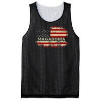 Magadonia 2024 Trump Voter Proud Trump Supporter Magadonian Mesh Reversible Basketball Jersey Tank