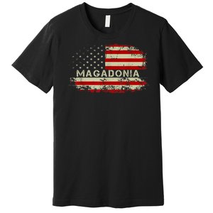 Magadonia 2024 Trump Voter Proud Trump Supporter Magadonian Premium T-Shirt