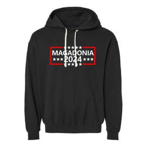 Magadonia 2024 Trump Voter Proud Trump Supporter Magadonian Garment-Dyed Fleece Hoodie