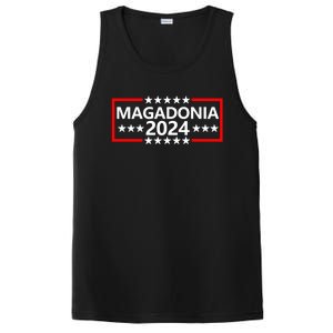 Magadonia 2024 Trump Voter Proud Trump Supporter Magadonian PosiCharge Competitor Tank