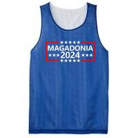 Magadonia 2024 Trump Voter Proud Trump Supporter Magadonian Mesh Reversible Basketball Jersey Tank