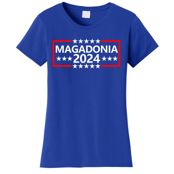 Magadonia 2024 Trump Voter Proud Trump Supporter Magadonian Women's T-Shirt