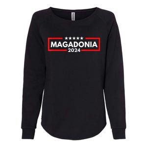 Magadonia 2024 Trump Voter Proud Trump Supporter Magadonian Womens California Wash Sweatshirt