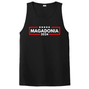 Magadonia 2024 Trump Voter Proud Trump Supporter Magadonian PosiCharge Competitor Tank