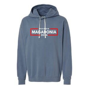 Magadonia 2024 Trump Voter Proud Trump Supporter Magadonian Garment-Dyed Fleece Hoodie