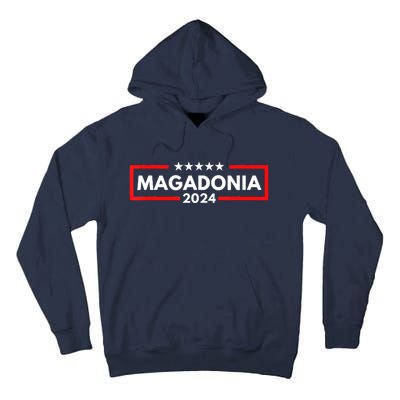 Magadonia 2024 Trump Voter Proud Trump Supporter Magadonian Tall Hoodie