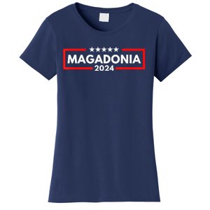 Magadonia 2024 Trump Voter Proud Trump Supporter Magadonian Women's T-Shirt