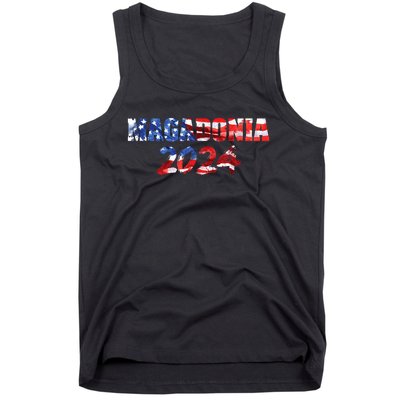 Magadonia 2024 Trump Voter Proud Trump Supporter Magadonian Tank Top