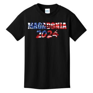 Magadonia 2024 Trump Voter Proud Trump Supporter Magadonian Kids T-Shirt