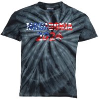 Magadonia 2024 Trump Voter Proud Trump Supporter Magadonian Kids Tie-Dye T-Shirt