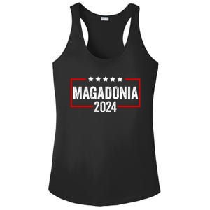 Magadonia 2024 Trump Voter Proud Trump Supporter Magadonian Ladies PosiCharge Competitor Racerback Tank