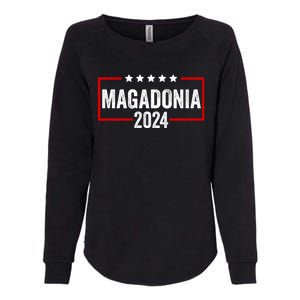 Magadonia 2024 Trump Voter Proud Trump Supporter Magadonian Womens California Wash Sweatshirt