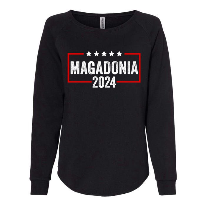 Magadonia 2024 Trump Voter Proud Trump Supporter Magadonian Womens California Wash Sweatshirt