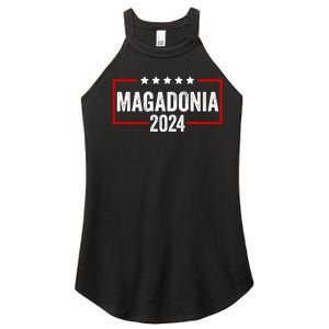 Magadonia 2024 Trump Voter Proud Trump Supporter Magadonian Women's Perfect Tri Rocker Tank