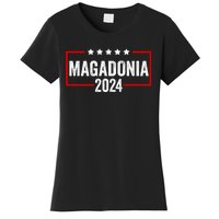 Magadonia 2024 Trump Voter Proud Trump Supporter Magadonian Women's T-Shirt