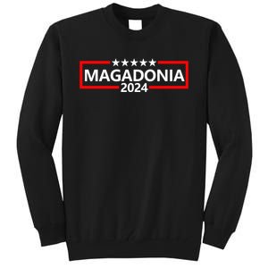 Magadonia 2024 Trump Supporter Proud Trump Voter Magadonian Tall Sweatshirt