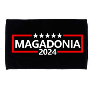 Magadonia 2024 Trump Supporter Proud Trump Voter Magadonian Microfiber Hand Towel