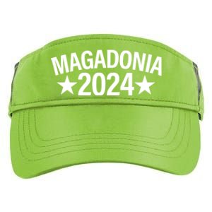 Magadonia 2024 Trump Supporter Proud Trump Voter Magadonian Adult Drive Performance Visor