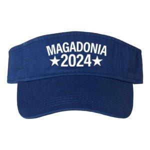 Magadonia 2024 Trump Supporter Proud Trump Voter Magadonian Valucap Bio-Washed Visor