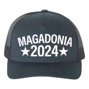 Magadonia 2024 Trump Supporter Proud Trump Voter Magadonian Yupoong Adult 5-Panel Trucker Hat