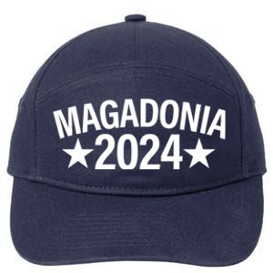 Magadonia 2024 Trump Supporter Proud Trump Voter Magadonian 7-Panel Snapback Hat