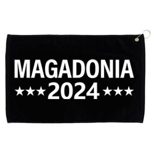 Magadonia 2024 Trump Supporter Proud Trump Voter Magadonian Grommeted Golf Towel