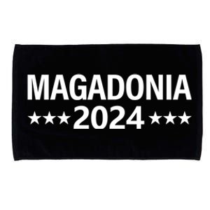 Magadonia 2024 Trump Supporter Proud Trump Voter Magadonian Microfiber Hand Towel