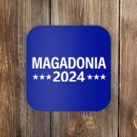 Magadonia 2024 Trump Supporter Proud Trump Voter Magadonian Coaster