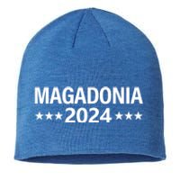 Magadonia 2024 Trump Supporter Proud Trump Voter Magadonian Sustainable Beanie