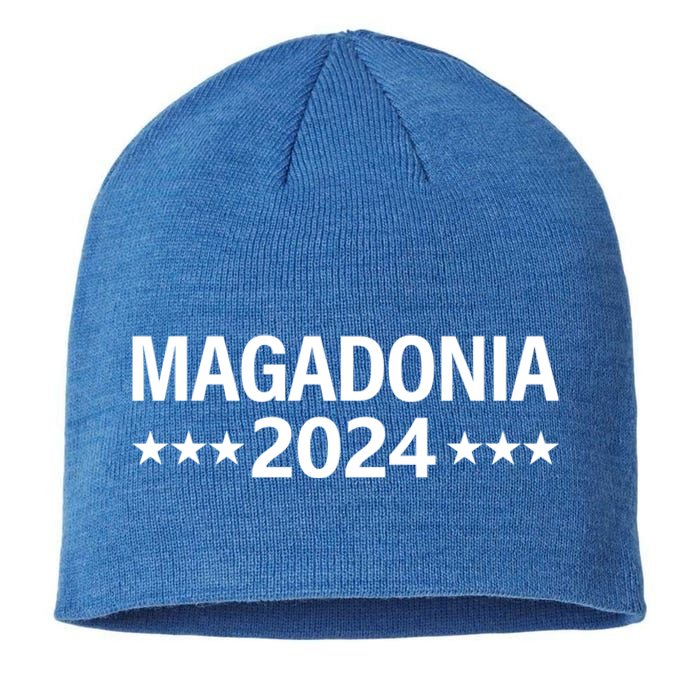 Magadonia 2024 Trump Supporter Proud Trump Voter Magadonian Sustainable Beanie