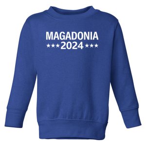 Magadonia 2024 Trump Supporter Proud Trump Voter Magadonian Toddler Sweatshirt