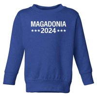 Magadonia 2024 Trump Supporter Proud Trump Voter Magadonian Toddler Sweatshirt