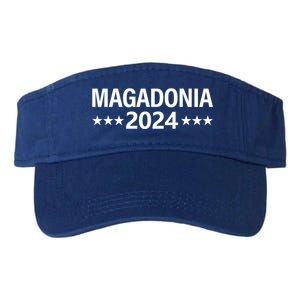 Magadonia 2024 Trump Supporter Proud Trump Voter Magadonian Valucap Bio-Washed Visor