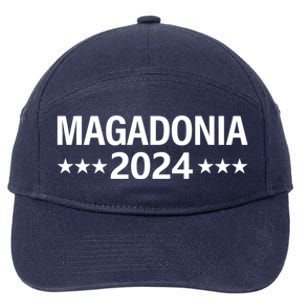 Magadonia 2024 Trump Supporter Proud Trump Voter Magadonian 7-Panel Snapback Hat