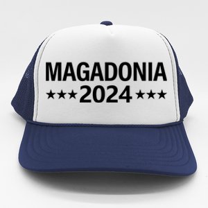 Magadonia 2024 Trump Supporter Proud Trump Voter Magadonian Trucker Hat