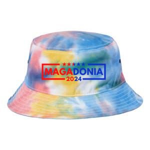 Magadonia 2024 Trump Supporter Proud Trump Voter Magadonian Tie Dye Newport Bucket Hat