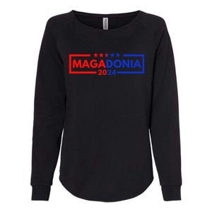 Magadonia 2024 Trump Supporter Proud Trump Voter Magadonian Womens California Wash Sweatshirt