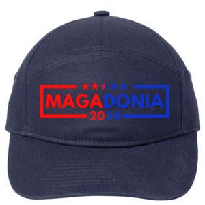 Magadonia 2024 Trump Supporter Proud Trump Voter Magadonian 7-Panel Snapback Hat