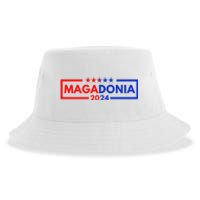 Magadonia 2024 Trump Supporter Proud Trump Voter Magadonian Sustainable Bucket Hat